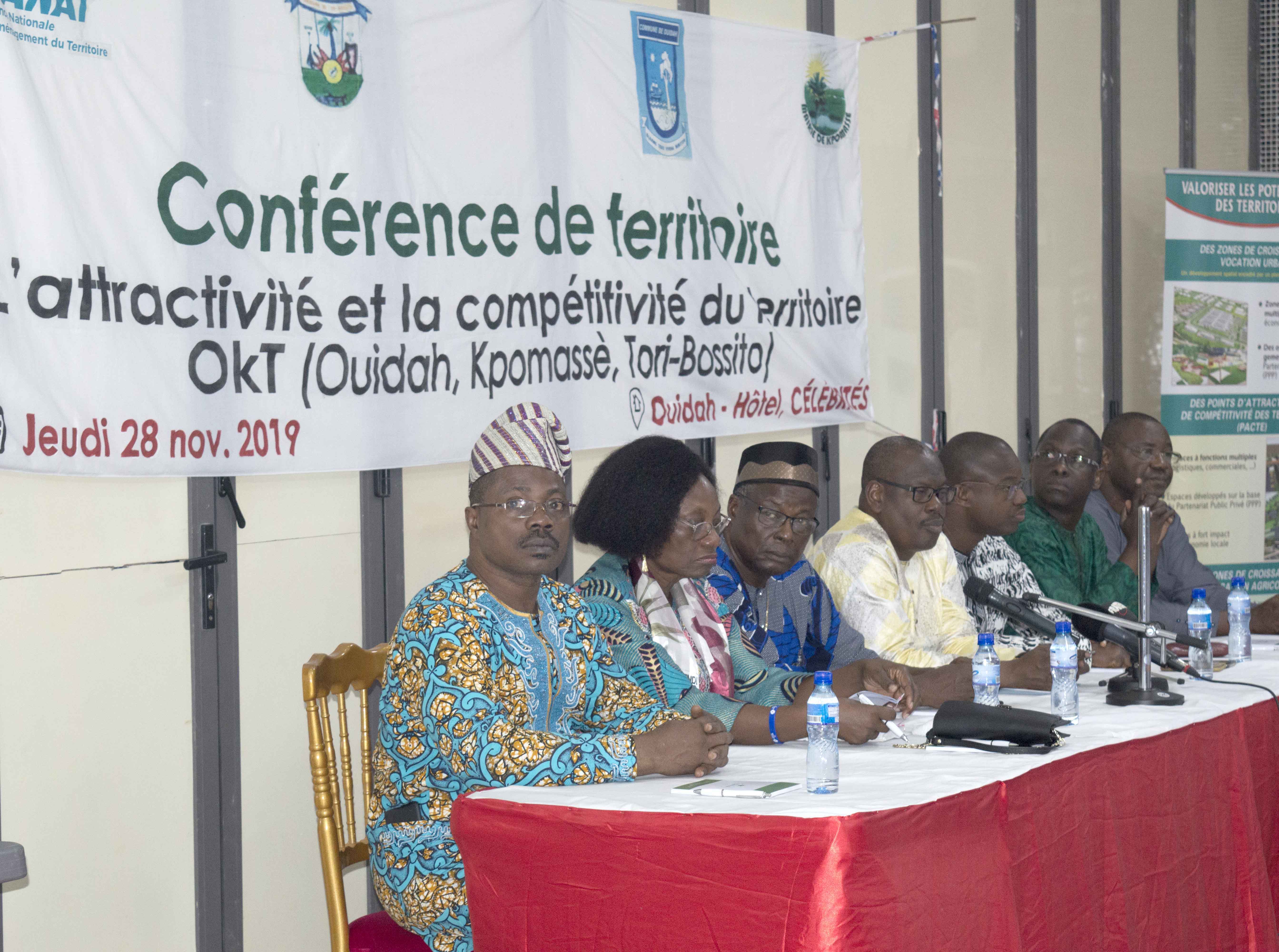 Conférence sur l’attractivité du territoire Ouidah, Kpomassè, Tori-Bossito (OKT)